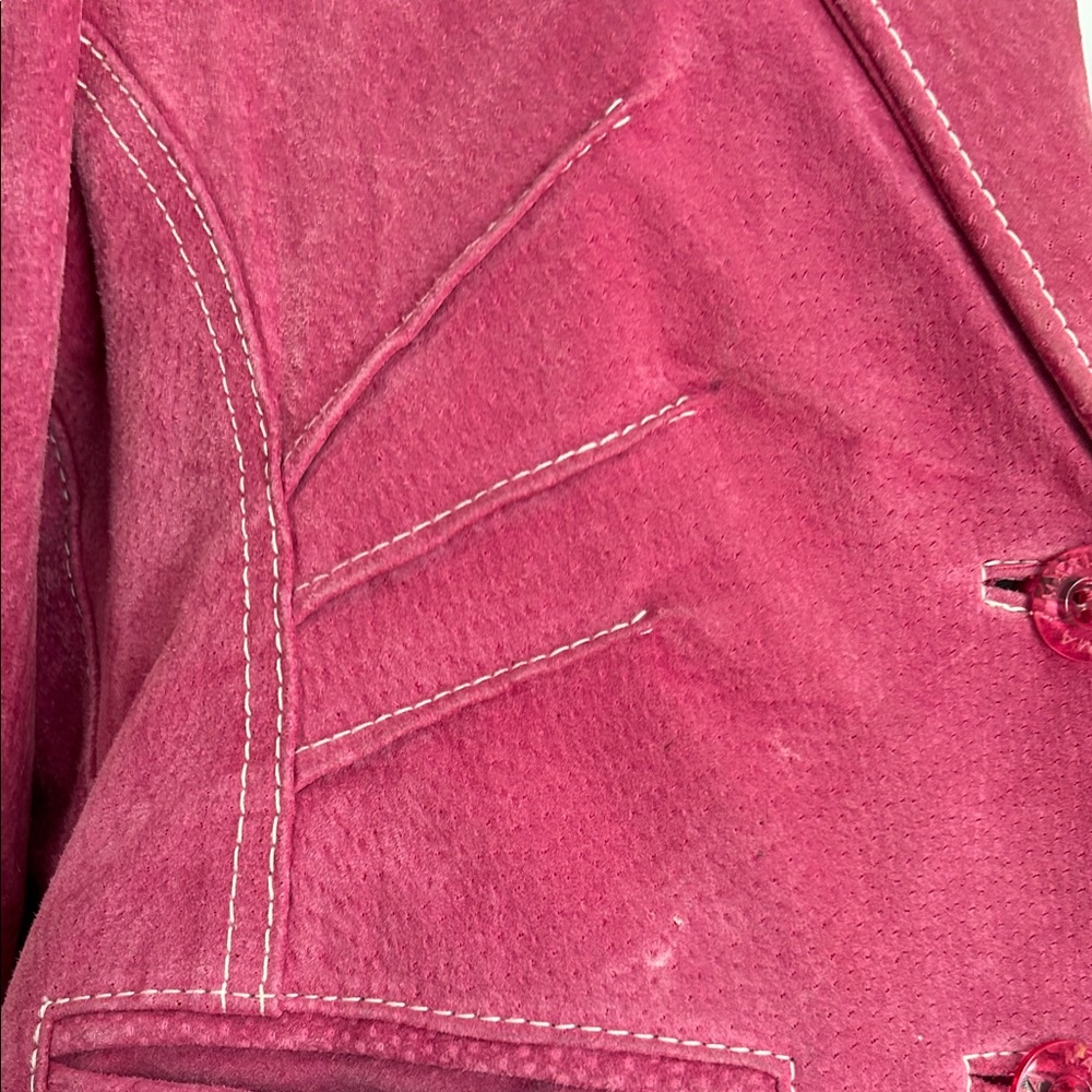 Wilson’s Vintage Pink Suede Jacket /Maxima Line - Picture 2 of 12